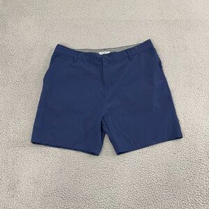 The Endless Summer Shorts Men 38 Blue Flat Front Performance Tech